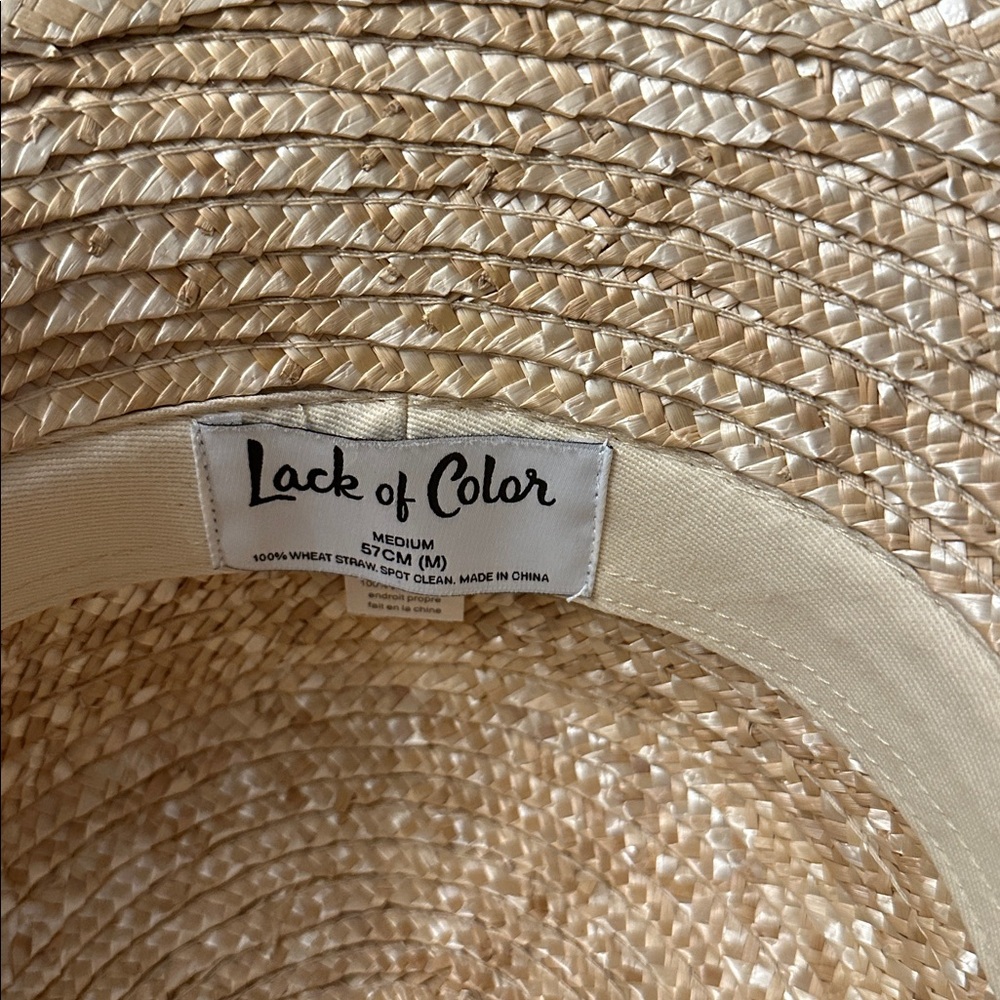 Lack Of Color Natural Straw Inca Bucket Hat - Picture 4 of 6